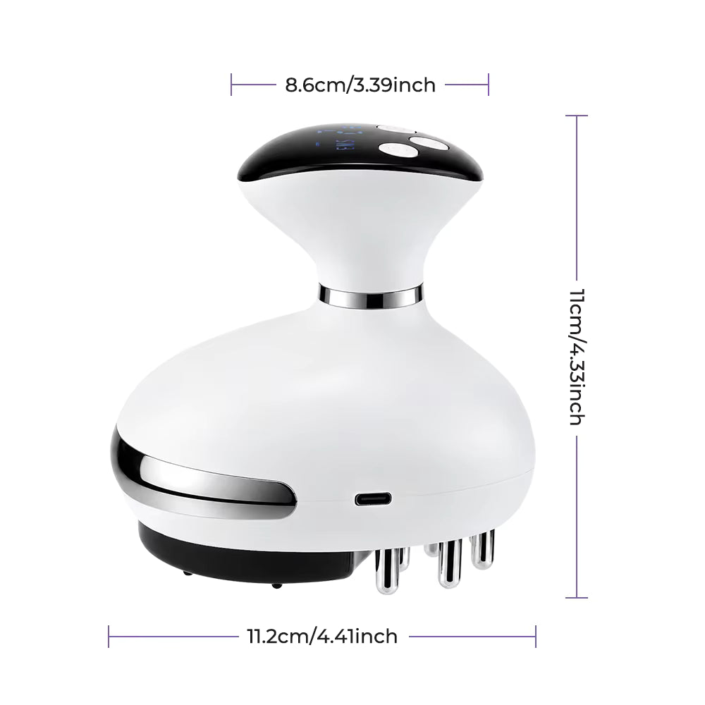 4-in-1 Electric EMS Vacuum Cupping Massager with Red Light Thermal Therapy & Gua Sha Scraping