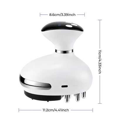 4-in-1 Electric EMS Vacuum Cupping Massager with Red Light Thermal Therapy & Gua Sha Scraping